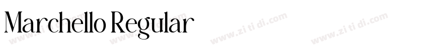 Marchello Regular字体转换 Marchello Regular字体转换